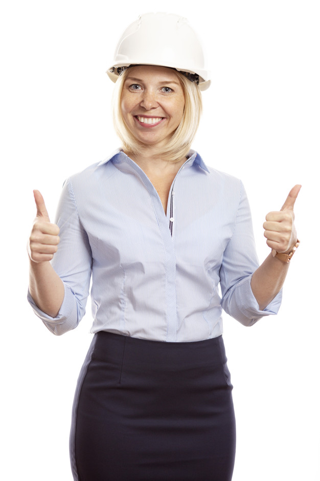 Smiling young woman